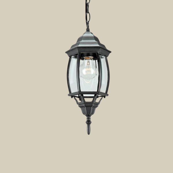 Farol Colgante Negro