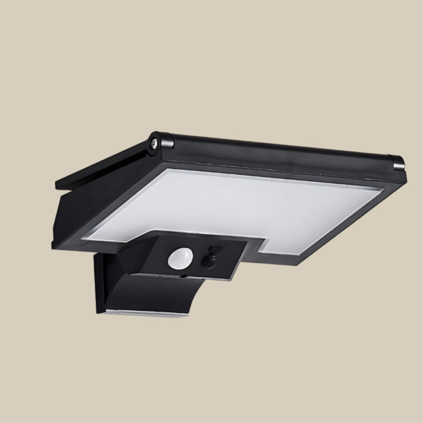 Lamp. Pared solar/sensor
