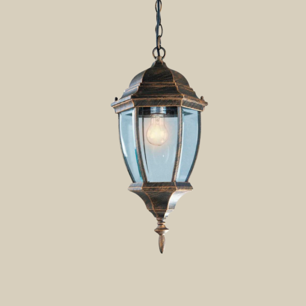 Farol Colgante Bronce