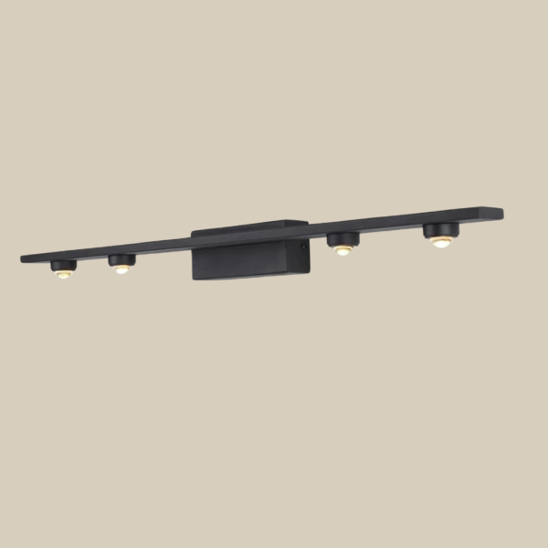 Lamp. Pared negra