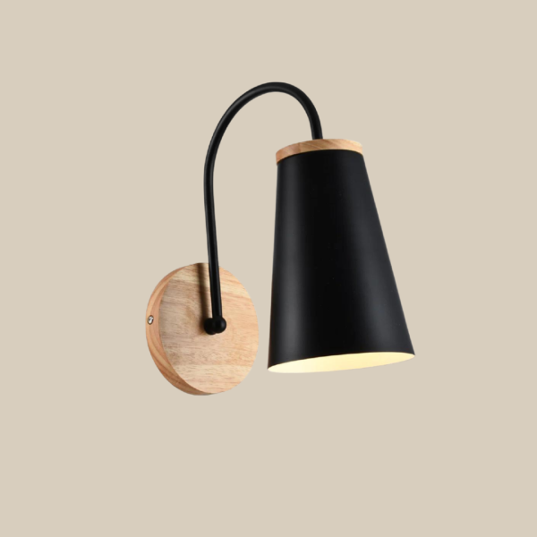 Lamp. Pared Negra