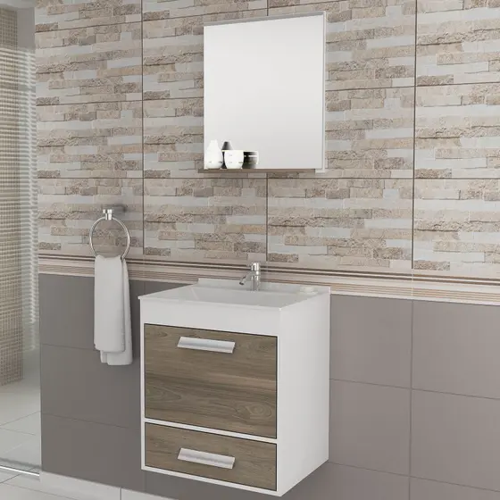 Mueble para baño Up Connect Merlot