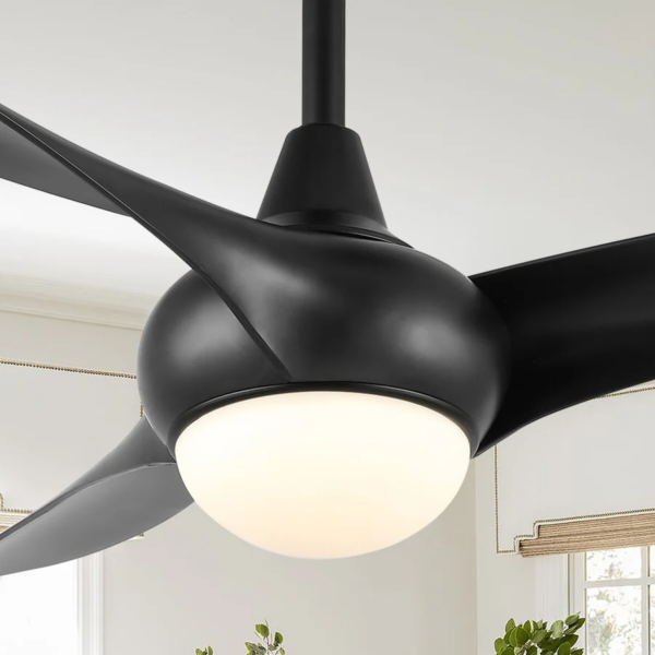 Ventilador de techo negro