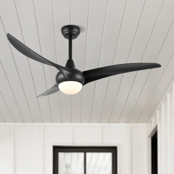 Ventilador de techo negro